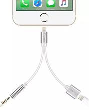 Lightning to 3.5mm Aux Headphone Jack Audio Adapter For iphone 7/ 8/ X/ 7 plus/ 8 plus