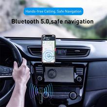 Baseus Bluetooth Receiver 5.0 Wireless Aux Audio Receiver 3.5mm Car Aux Bluetooth Adapter Handsfree For Speaker Headphone