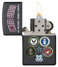 U.S. Military Armed Forces Zippo Lighter (28898)