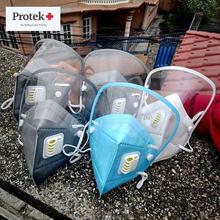 CHINA SALE-   Protek+ Face Shield Filtered Masks 5 Pieces At