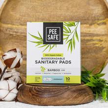 Pee Safe 100% Organic Cotton Biodegradable Sanitary Pads Overnight Pack Of 10