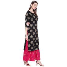 Khushal K Women's Rayon Printed Kurta With Palazzo Set