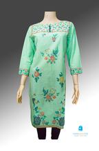 Kapadaa: WOMEN`S KURTIS – MINT GREEN