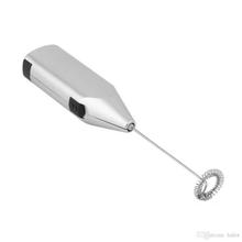 Silver Electronic Milk, Coffee, Egg Frother Mixer