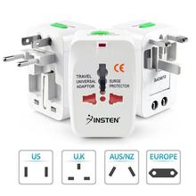 Aafno Pasal Insten Universal World Wide Travel Charger Adapter Plug- White