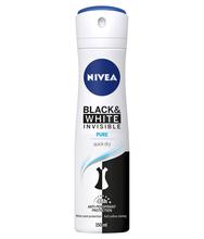 Nivea Black & White Fresh Deodorant Spray Invisible (150ml)