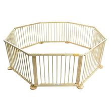 Brown Wooden Playpen For Kids