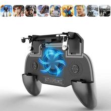 SR Pubg Controller Gamepad Pubg Mobile Trigger L1R1 Shooter Joystick Game Pad Phone Holder Cooler Fan Power Bank