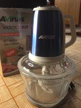 Avinas Electric Meat Grinder Electric Kitchen Meat Grinder Chopper Food Chopper Stainless Steel Kitchen Tools 2L Meat And Vegetable Grinder Chopper -950W/ By Base