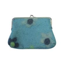 Felt Floral Designed Clutch Bag For Women