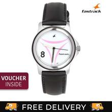 Fastrack White Dial Analog Watch For Women -  68008SM01