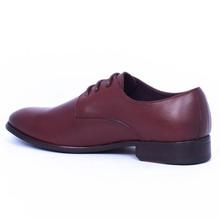 Caliber Shoes Wine Red  Lace-up  Formal Shoes For Men - ( 554 C )