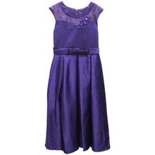 Dark Purple Party Frock For Girls