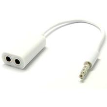 Universal 3.5 mm Jack Headset Earphone Headphone Audio Splitter Adapter