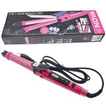 Nova 2 in 1 Hair Straightener And Curler