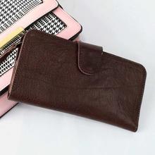 Tan Brown Leather Wallet For Women -ACC2165