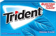 Trident Sugar Free Gum, Original Flavor