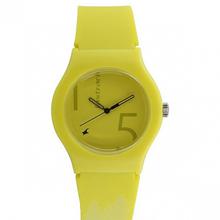 Fastrack Yellow Dial Silicone Unisex Watch - 9915PP58