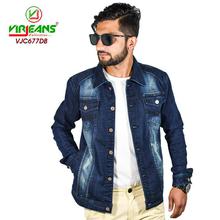 Virjeans Denim (Jeans) Non-Stretchable Jacket For Men (VJC 677)