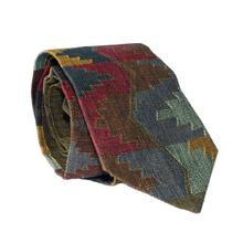 Multicolored Printed Dhaka Tie For Men