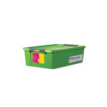Lock And Lock Easy Clip Storage Box (30L), Green-1 Pc