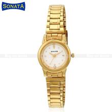 8925Ym01 White Dial Analog Watch For Women