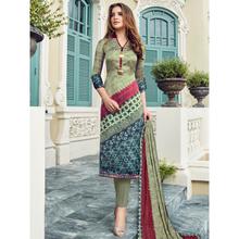 Stylee Lifestyle Multi Satin Printed Dress Material - 1870