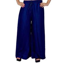 Blue Rayon Palazzo For Women