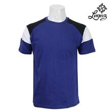 Royal Blue Solid Regular Fit Round Neck T-Shirt For Men