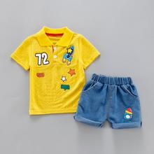 Baby Boy Fashion Summer Clothes Set 2019 New Cute Letter