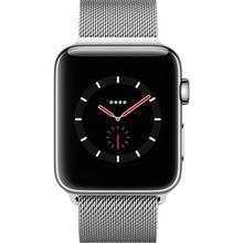 Apple Watch Series 3 42mm Smartwatch (GPS + Cellular, Stainless Steel Case, Stainless Steel Milanese Loop)