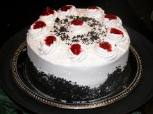 Fancy White Forest Cake