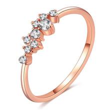 Stylish Fashion Women Ring Finger Jewelry Rose Gold