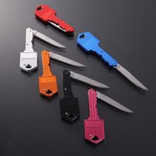 Key Chain Knife Portable Folding Knife Peeler Mini Camping Key-shaped Knife Everyday Carry Gear