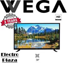 WEGA 39 Inch SMART DLED TV HI Sound Double Glass - (Black)