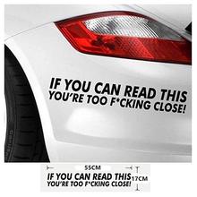 If You Can Read This Sticker Funny Vinyl Decal Sticker