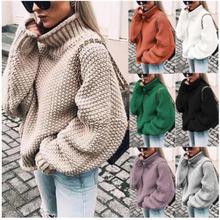 Oversized Baggy Turtleneck Pullover Sweaters