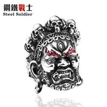 steel soldier buddhism Aryaacalanatha stainless steel ring