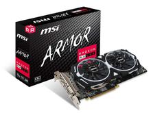 MSI Radeon RX 580 DirectX 12 RX 580 ARMOR 8G OC 8GB 256-Bit GDDR5 HDCP Ready Graphics Card