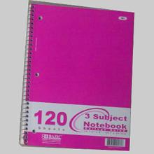 Diary 3 Subject Notebook 120 Sheet