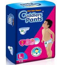 Cuddlers Pants Style Diapers Large - 18 Pcs