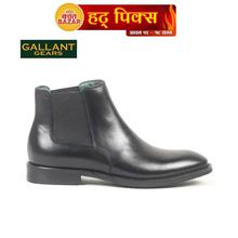 Gallant Gears Black Leather Chelsea Boots For Men - 1671-K22