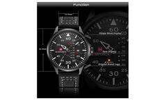 NaviForce NF9074 Date/Function Analog Watch