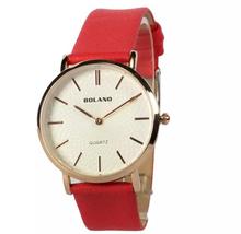 Bolano New Designer Classical Fashion Casual Leather Watches