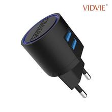 VIDVIE Dual Usb Fast Charger With Cable PLE201(Micro)