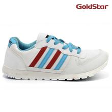 Goldstar Goldstar 092 White Sport Shoes For Men- Blue/Red