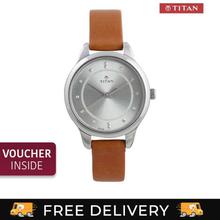 2481SL06 Silver Dial Leather Strap Watch For Women