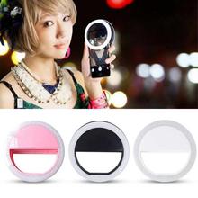 Rechargeable Portable Selfie Ring Light for Camera Phone Light LED Flash