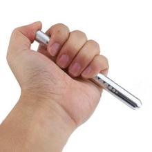 Mini Portable Pen Light Led Pocket Torch Light Silver