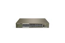 Tenda 24 10/100Mbps +1 GE/SFP Slots Switch With 24-Port PoE